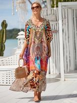 Vasaros paplūdimio suknelių dengiamieji moteriški maudymosi kostiumėliai Paplūdimio drabužiai Sarongs maudymosi kostiumėliai Kaftan One size