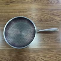 Nerūdijančio plieno nelipni korėta keptuvė omletams ir kepsniams 24cm