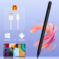 Pieštukas-rašiklis Apple iPad su magnetiniu įkrovimu (Suderinamas su visais jutikliniais iPad) juoda