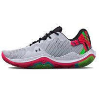 Under Armour Spawn 4 Spausdinti žemi krepšinio batai Vyriški sportbačiai Pilki 3025345-103 44.5 gray