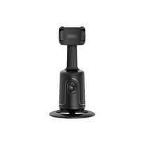 360° AI veido sekimo stabilizatorius: P02 Panoraminis telefono stovas tiesioginėms transliacijoms ir TikTok