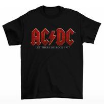 AC/DC Let There be Rock Marškinėliai Vyriški Moteriški Viršutiniai Drabužiai Marškinėliai ACDC Vyriški Marškinėliai M