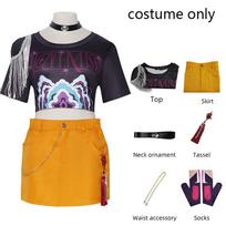 Mira Cosplay Kostiumas Kpop Filmas Demono Medžiotojai Idolė Mira Spalvinga Uniforma Grupė Seksualūs Apsirengimo Drabužiai Moterims Helovinas Komiksų C 150CM