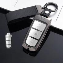 Metalinis cinko automobilio rakto dėklas dangtelis Volkswagen VW CC Passat B6 B7 Passat 3C CC Maogotan R36 B5 B7L Apsauga Automobilio Aksesuarai juoda