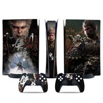 Juodoji Mitologija Wukong Vinilinė Lipduko Dangtelis Apsauginiai Lipdukai nuo Dulkių Playstation 5 Diskinės Skaitmeninės Konsolės Valdikliui