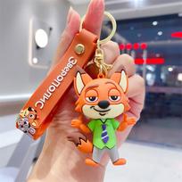Zootopijos Raktų pakabukas Animacinis mielas Judy Automobilio raktų pakabukas Vyriškoms ir moteriškoms rankinėms Pora Pakabukas Vaikams