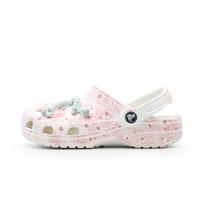 Crocs Classic klumpės Hanami Love Letter EVA Saldūs Universalūs Skylėti Batai Unisex Balti 34-35 balta