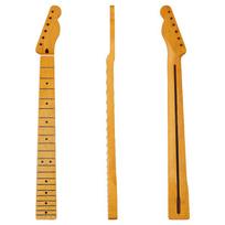 Geltonas Matinis 6 Stygų 21 Skirsnio Kanados Klevo Elektrinės Gitaros Kaklas DIY Surinkimui 169 mm