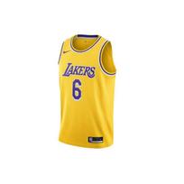 Nike LeBron James Lakers Icon Edition marškinėliai Geltoni/Violetiniai Vyriški Streetwear CW3669-738 M