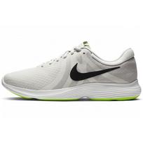 Nike Revolution 4 Patogūs Paprasti Audinio Amortizacija Neslystantys Kvėpuojantys Lengvi Žemi Atsitiktiniai Bėgimo Bateliai Vyriškas Kedas Pilkas Žalias 908988-019 45