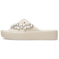Crocs Crown Cloud EVA neslystantys šlepetės moteriški avalynė smėlio spalvos 209732-0WW 38-39