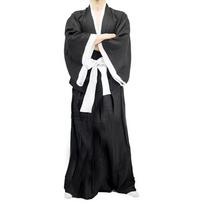 Bleach Kuchiki Rukia Cosplay kostiumai Kurosaki Ichigo Die Pa Soul Society Shinigami Kimono Pilna apranga Tūkstančio metų kraujo karas 110 juoda