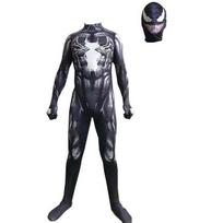 Venom Žmogus-voras Cosplay Kostiumas Kombinezonas Su Išskirtiniu Dizainu Ir Kvėpuojančiu Audiniu Vaikams Ir Suaugusiems 100