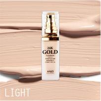 ANJO 24K Gold Foundation 40ml (6 Parinktys) #No.21 Light Beige 1PCS