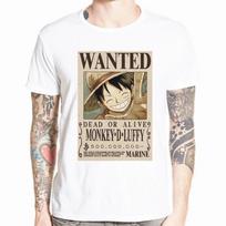 Japonijos anime One Piece Luffy Ace Sabo Law Zoro ir Nami marškinėliai O Neck Short XS balta