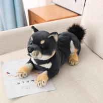 Gyvybiškas Shiba Inu šunų įdarytas pliušinis žaislas Mielas imitacinis šuniukas, pūkuotas nuraminti kūdikio lėlės gimtadienio dovanos vaikams 20cm