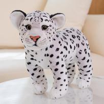 30cm Imitacinis Stovas Liūtas Tigras Leopardas Pliušiniai Žaislai Namų Dekoras Kimšti Mieli Gyvūnai Lėlės Minkšta Tikroviška Pagalvė Berniukams Dovana 30cm