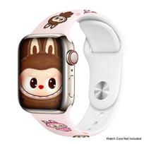 Minkštas silikoninis dirželis Apple Watch Series 10 42mm 46mm 44mm 45mm 40mm 41mm correa Apyrankė iwatch 9 8 7 6 SE 5 4 ultra2 1 49mm Juosta S10-42mm 38/40/41mm rožinė