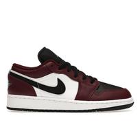 Air Jordan 1 Low SE GS Tamsiai burokėlių spalvos vaikiški sportbačiai Raudoni Roma-žali Balta DM0589-635 36