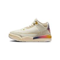 J. Balvin x Air Jordan 3 Retro TD Medellín Sunset Kūdikių sportbačiai Kreminiai Daugiaspalviai FN0347-901 22