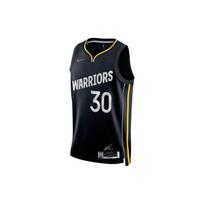 Nike NBA Warriors Icon Edition Stephen Curry Swingman marškinėliai Juodi/Mėlyni Vyriški Streetwear DH8056-010 XXL
