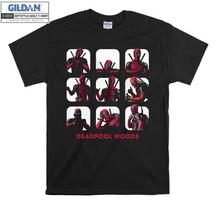 Deadpool Moods Box Up Funny T-shirt Gift Hoodie T shirt Men Women Unisex 6618 L brown