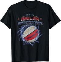 Harlem Globetrotters Krepšinio Chromuotas Logotipas su Žaibu Marškinėliai 2XL