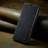 Odinis magnetinis piniginės dėklas, skirtas Xiaomi 14T 13T Pro 14c 13c 5G Luxury Capa Phone Redmi Note 13 Pro Plus Poco X6 14 T X7 Flip Cover Xiaomi 14T 5G juoda