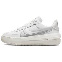 Nike Air Force 1 PLT.AF.ORM Balti Metalinio Sidabro Moteriški Sportbačiai Summit-White Sail Wolf-Grey DJ9946-101 40 white