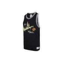 Nike Dri-Fit spausdintas kvėpuojantis krepšinio marškinėlis vyriški viršutiniai drabužiai juodas DV3191-010 M