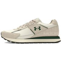 Under Armour Essential Runner White Quartz Forest Green Vyriški sportbačiai Cream Stone 3028408-106 44 white