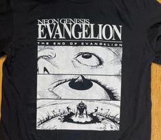 Neon Genesis Evangelion Pabaiga Eva Akies Marškinėliai klasikinio stiliaus M