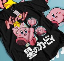Kirby T-shirt Kirby Nintendo Retro Gaming Japan T shirt Anime Shirt All Size 428 XL