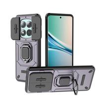 For Xiaomi Redmi Note 15 5G Case Magnetic Holder Ring Shockproof Armor Phone Cover For Redmy Note15 5G Camera Protection Fundas Redmi Note 15 5G violetinė