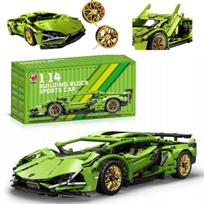 Didelis „Lamborghini Cyberpunk“ kaladėlių rinkinys 1280 elementų 1:14 sportinių automobilių