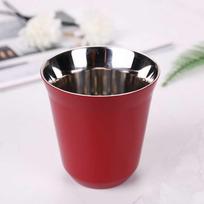 160ML 304 Espresso puodeliai Nerūdijančio plieno Kavos Pieno Vandens Gėrimo Pusryčių Puodeliai Termoizoliuoti Dvigubos Sienelės Saugus Paviršius 160ml