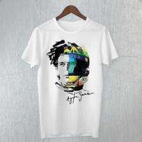 Ayrton Senna Šalmas One Brasil Vairuotojas Pilotas Mada Vyriški Drabužiai Grafiniai Marškinėliai Gatvės Pora Marškinėliai S juoda