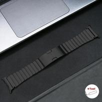 Nerūdijančio plieno apyrankė Samsung Galaxy watch 7 8 44mm 40mm 8Classic 46mm prabangi vyriška apyrankė SAMSUNG GALAXY WATCH 4 5 6 7 ULTRA 47MM laikrodžio dirželis Galaxy Ultra 47mm juoda