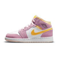 Air Jordan 1 Mid SE GS Arctic Pink Vaikams Sportbačiai Light-Arctic-Pink University-Gold White DC9517-600 36.5