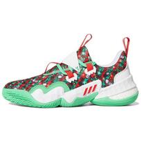 adidas Trae Young 1 Kalėdiniai Unisex Kedai Žali Screaming-Green Ryškiai Raudoni GY0305 40 blue
