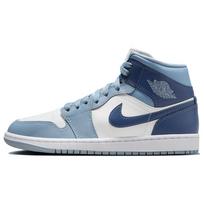 Air Jordan 1 Mid Diffused Blue Moteriški sportbačiai Sail Blue-Grey BQ6472-140 37.5