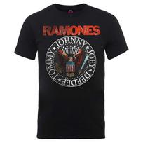 Ramones Marškinėliai Erelio Antspaudas Grupė Oficialus Juodas Naujas XL