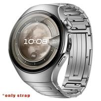 Titano apyrankė Huawei Watch 5 46MM be tarpų, prabangi metalinė apyrankė Huawei Watch 5 42mm, verslo greito atsegimo apyrankė Huawei Watch 5 46mm sidabras