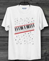 Pianino Beat It Michael Jackson Mtv Vaizdo įrašas Retro Vintage Hipsteris Unisex Marškinėliai B50 M