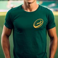 Springbok Regbio kamuolio kišenės marškinėliai Pietų Afrika Afrikiečių Tėtis Tėvo dienos dovana Unisex marškinėliai XXXXL