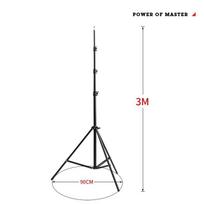 3-Meter Adjustable Laser Projector Tripod with Retractable Camera Gimbal and Leveling Base