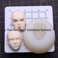 Q Version Universal Silicone Face Mold Lightweight DIY Clay Mold
