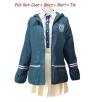 Scione Chiaki Nanami Cosplay kostiumų Danganronpa 2 mokyklinė uniforma japoniškų anime Cosplay kostiumų rinkinys S