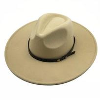 Juoda/pilka plačių kraštų paprasta Church Derby kepurė Panama Solid Filt Fedoras Kepurė vyrams Moteriška dirbtinės vilnos mišinio džiazo kepurė 56-58CM