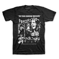 Tekso grandininiu pjūklu žudynės Unisex marškinėliai Leatherface Japoniškas filmo plakatas S